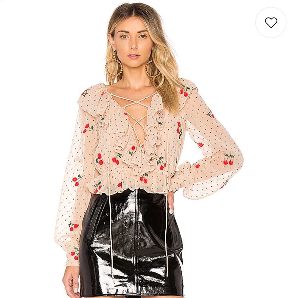 Revolve NBD Cherry Pie Top - S